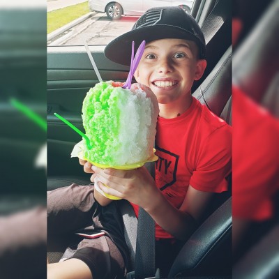 Snow cones are definitely one of our favorite things to get during the summer and after swimming.