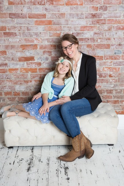 Katie and Jannette at a family photoshoot while visiting California.