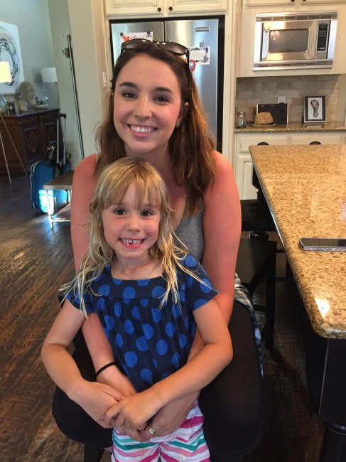 Kayla, Tom's adult daughter, and Katie love spending time together!