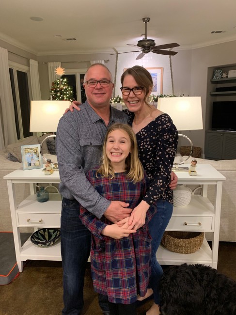 You can see by our Christmas Day smiles that we love spending holidays together.
