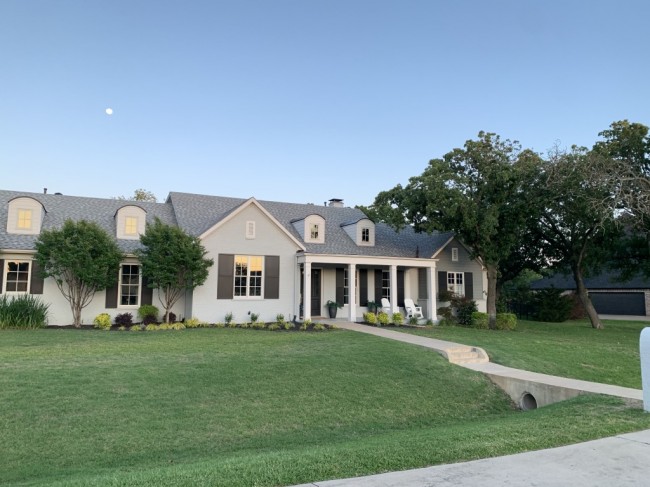 Our home is located in a quiet neighborhood in a country setting.