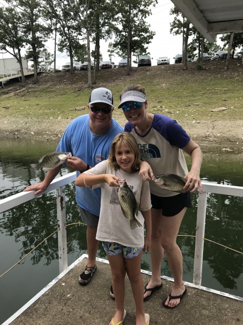 Catching fish at the lake we visit as often as possible. We had an amazing dinner of fried fish later that evening!