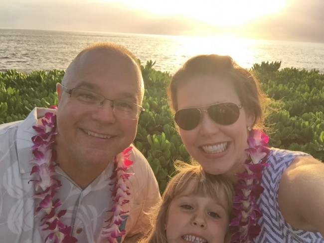 Going to Hawaii was quite an adventure, this sunset during luau was unforgettable.