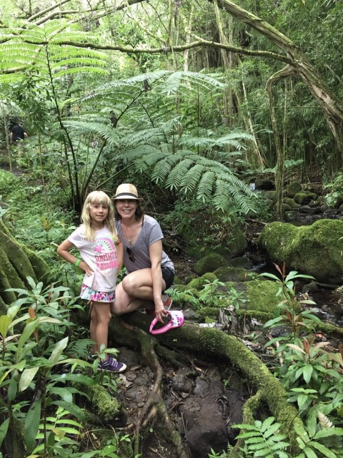 During our trip to Hawaii, we spent a day hiking through a rainforest! It was a tough hike but gorgeous.