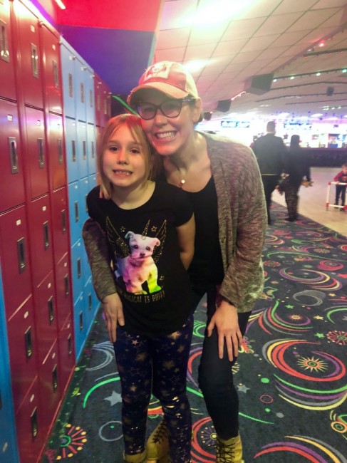 Katie and Jannette think roller skating is a blast and try to get the local roller rink regularly.