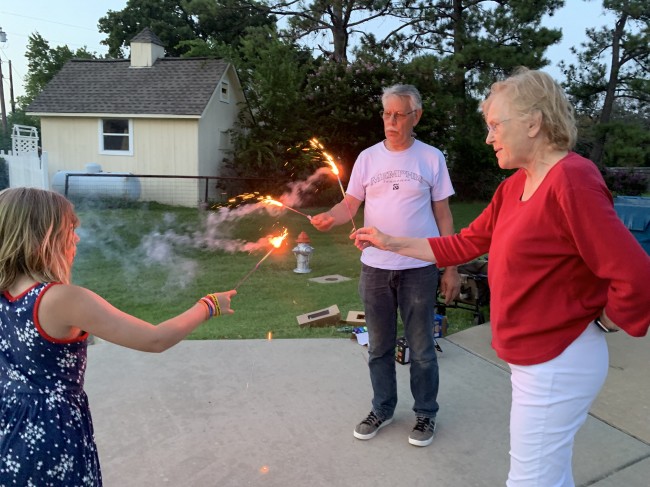 Our first 4th of July with Nana & Papa living nearby.