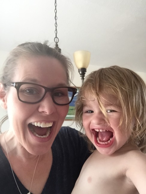 Jannette and her awesome niece who has a radiant smile.