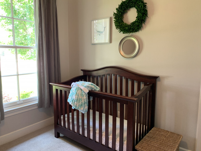 A sweet nursery is waiting for a new family member!