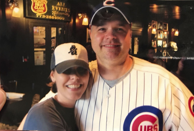 While we were living in Chicago, going to see the Cubs at Wrigley Field was our favorite pastime.
