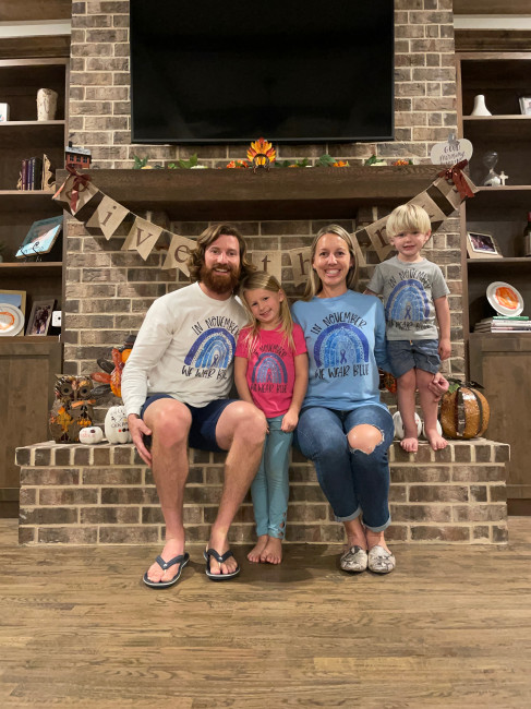November is National Diabetes Awareness Month. Marjorie was diagnosed with Type 1 Diabetes in November of 2019 so this was significant for us. We all got shirts that said November is National Diabetes Awareness Month. Marjorie was diagnosed with Type 1 Diabetes in November of 2019 so this was significant for us. We all got shirts that said