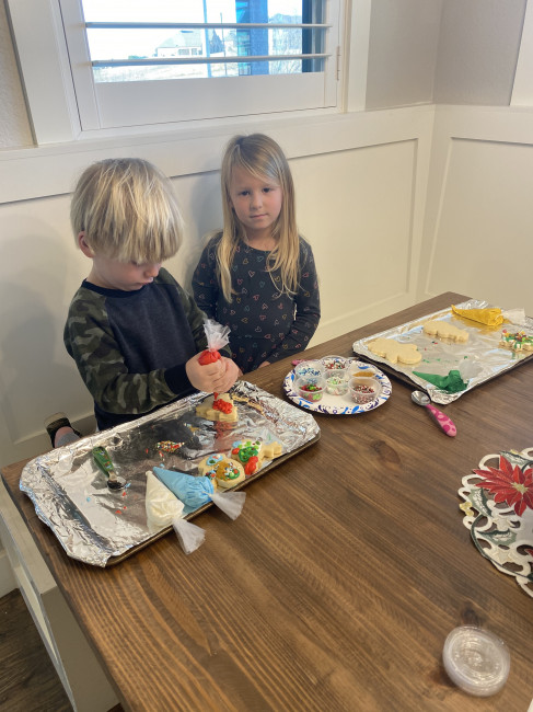 The kids love to decorate the cookies in these kits and it comes with all the icing and sprinkles they could possibly want. Plus the cookies are delicious for when Santa comes. The kids love to decorate the cookies in these kits and it comes with all the icing and sprinkles they could possibly want. Plus the cookies are delicious for when Santa comes.