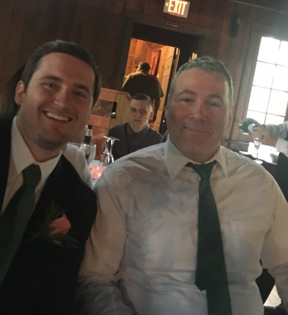 Matt and one of his childhood best friends.