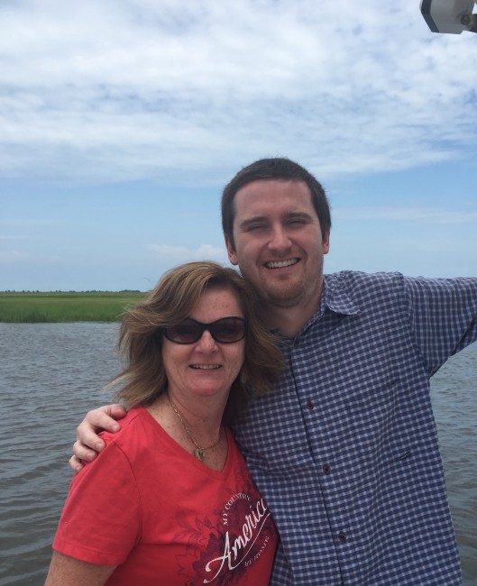 Matt and his Aunt. We spend so much time with his Aunt and Uncle, they are like a third set of parents!