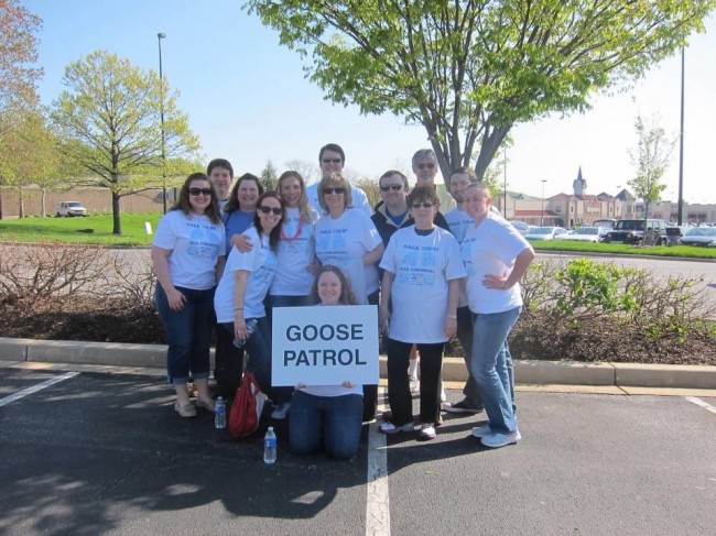 Another early morning charity walk as a group.