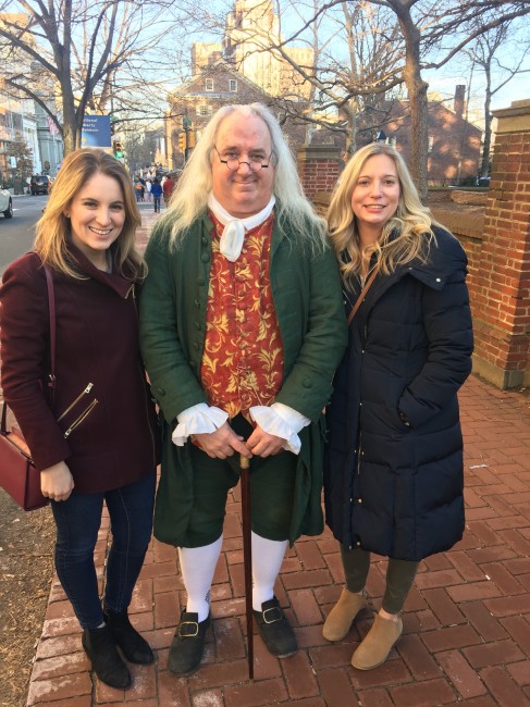 During a weekend stay to visit Matt's cousin and explore old city Philadelphia.