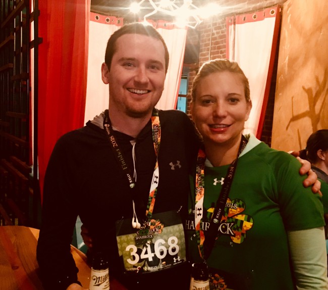 After our first Shamrock 5K!