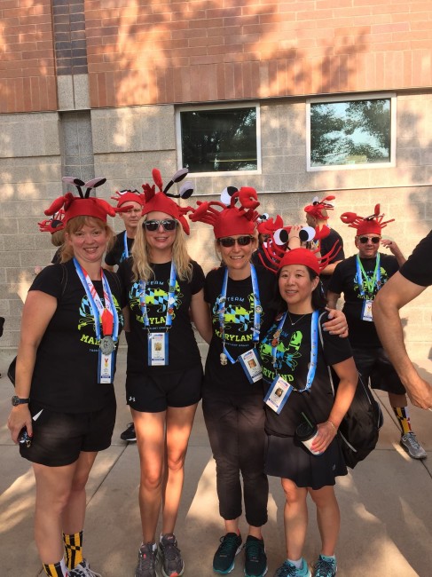 Amy and team at the Transplant Games of America.
