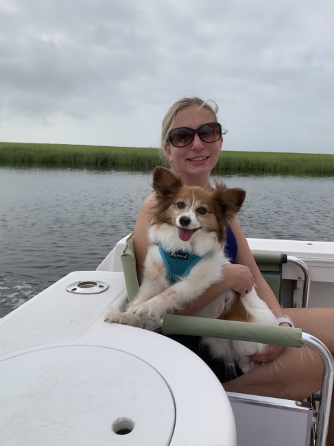 Morning boat ride.