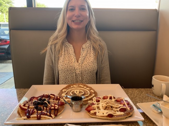 Birthday breakfast while in Texas.
