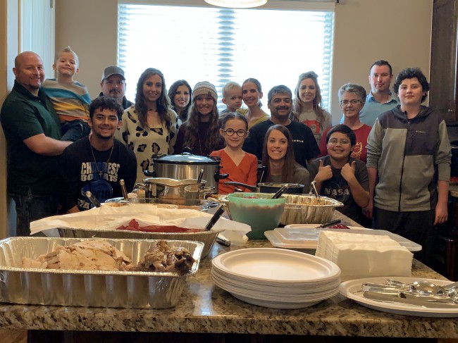 Happy Thanksgiving 2019! Had to take this quick because we were starving!!!