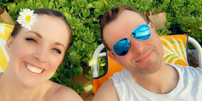 Hanging at the beach at Makena Surf
