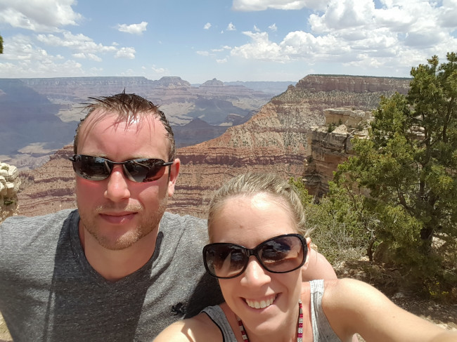 Michael & Taryn at the Grand Canyon