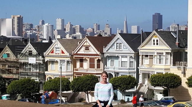 Taryn grew up watching Full House, so it was a must to see the actual house from Full House in San Francisco