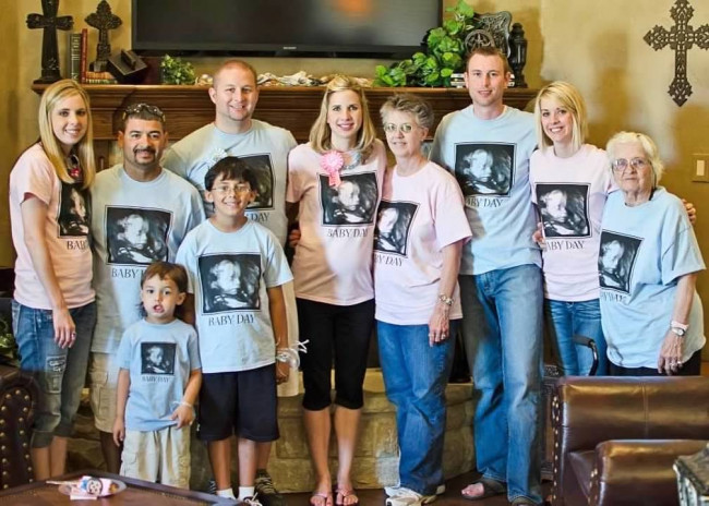 Gender Reveal Party for little Scoutlynn...Surprise...Team girl won!