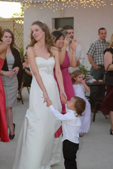 Dancing with our nephew Karch