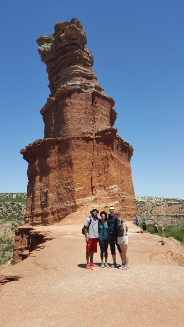 Hiking with our friends, Joseph & Angela.