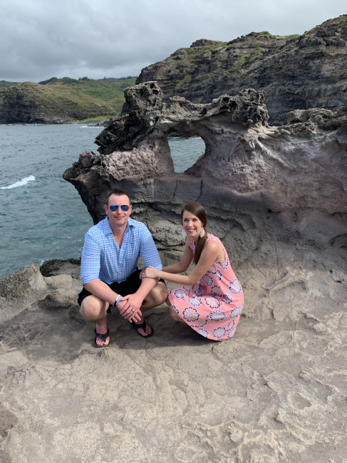 The heart shaped rock in Maui