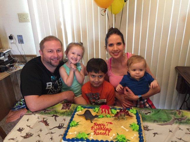 Scoutlynn was so happy to celebrate Karch's 7th!