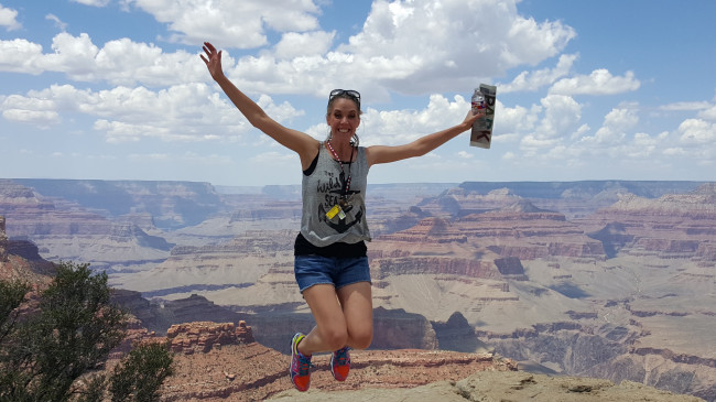 Who could resist a jumping photo at the Grand Canyon?!?