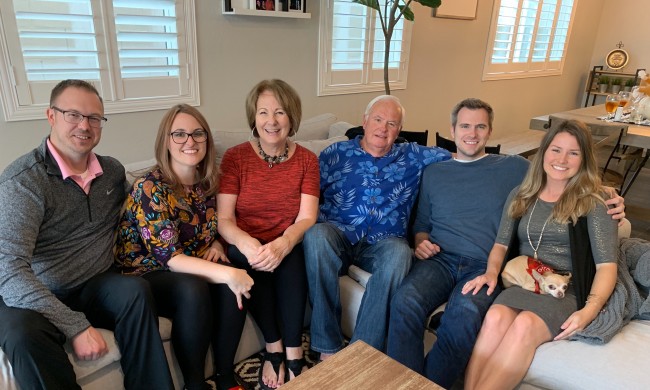 Meaghan's side of the family is smaller than Davids, but don't underestimate our ability to be loud!