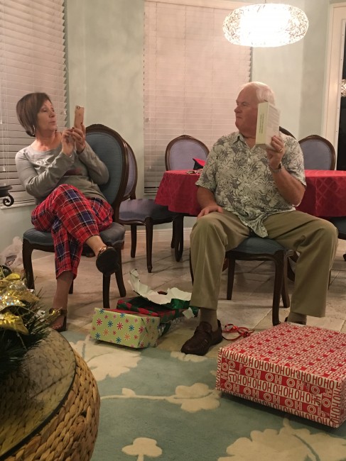 Meaghan's mom takes photos of ALL the gifts!