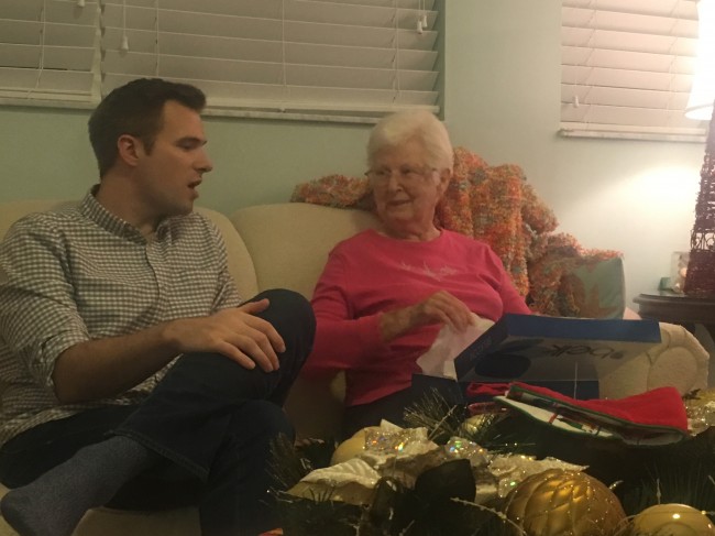 Mary is the last living grandparent on either side of the family. She will be 90 in the summer of 2020.