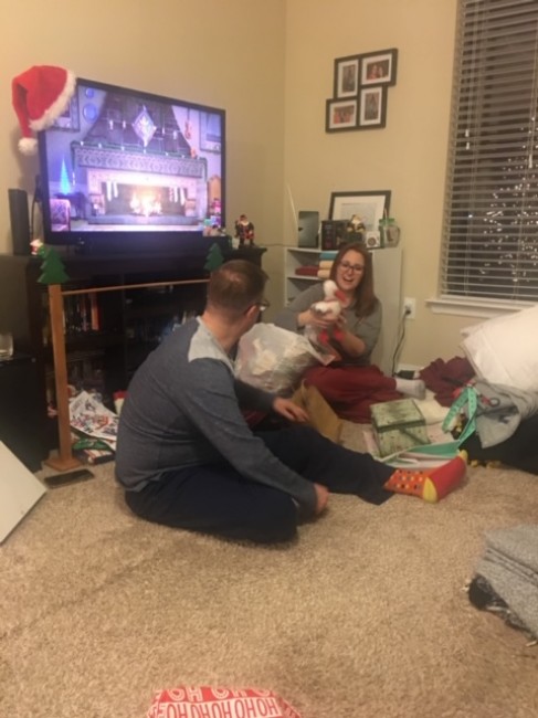 Meaghan's brother and sister-in-law bought a stork for us during their trip to Europe. The stork is awaiting the littlest family member, whenever he or she arrives.