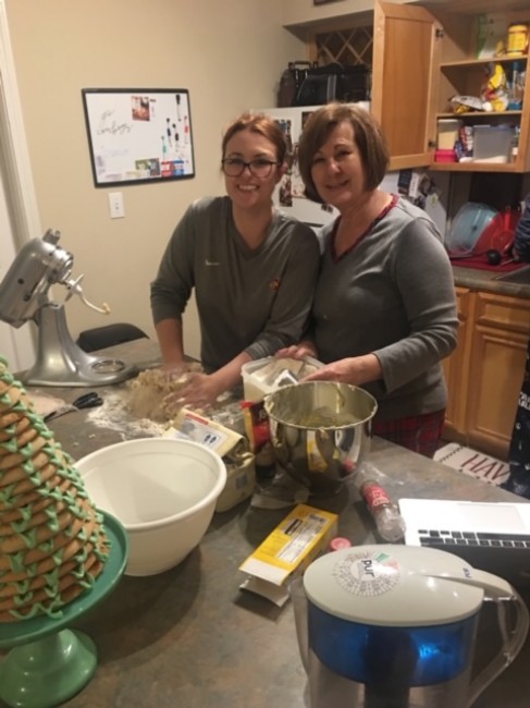 It wouldn't be the holidays without baking!