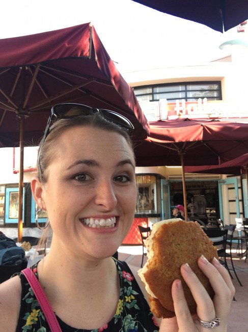 The carrot cake cookie at Disney World is a favorite of Meaghan and David's.