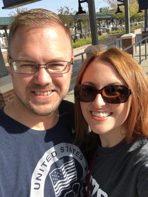 The Florida sun is bright in the summer!