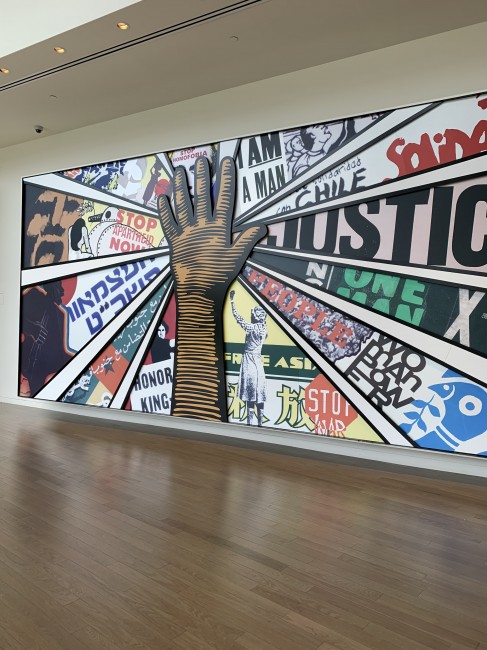 We visited the National Center for Civil and Human Rights while in Atlanta.
