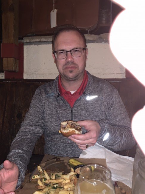 First night in Atlanta, eating at The Porter Bar.