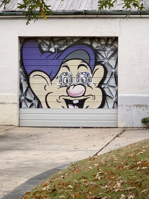 Amazingly enough, this was in an Atlanta neighborhood. We always find Disney, wherever we go!