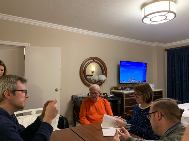 The parks closed early due to Covid so we would head back to the hotel, put on pj's and play cards each night. We love spending time with family! The parks closed early due to Covid so we would head back to the hotel, put on pj's and play cards each night. We love spending time with family!