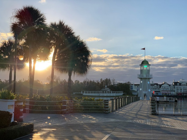 An early morning outside our resort at Disney. It was beautiful! An early morning outside our resort at Disney. It was beautiful!