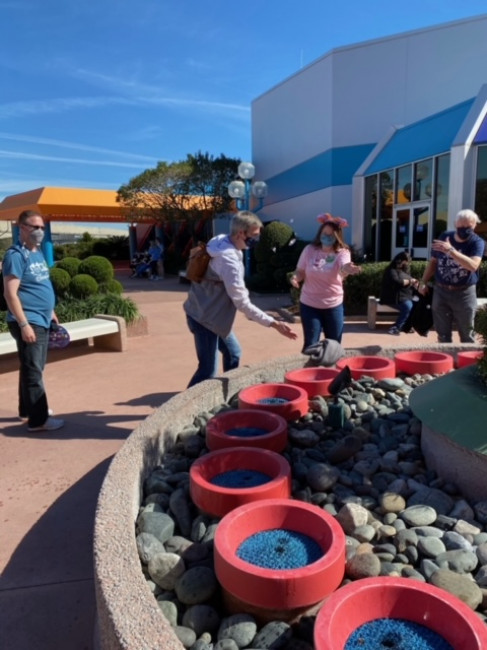 The original three - Meaghan's dad taught her and her brother how to catch and slap the jumping water at EPCOT when they were kids. The game continues The original three - Meaghan's dad taught her and her brother how to catch and slap the jumping water at EPCOT when they were kids. The game continues