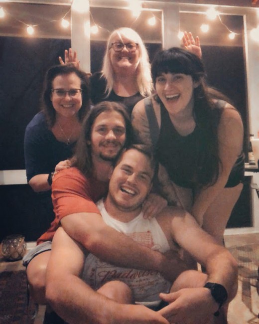 Stephen's brother, Alex, and his wife, Kellie, welcomed their first baby , Millie, into the world in March 2020; this was taken the week before she was born.