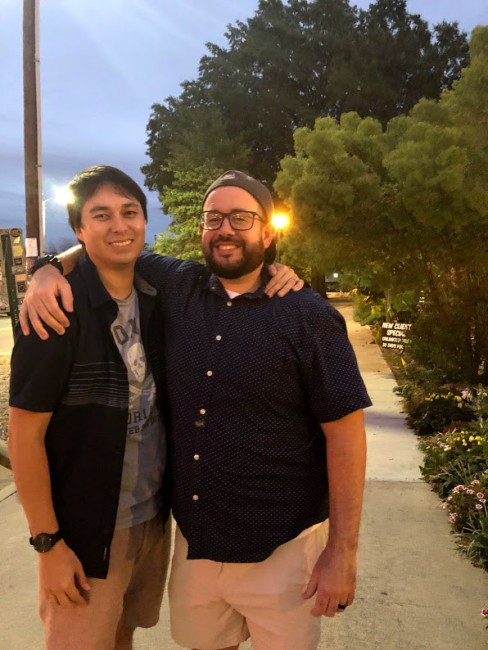 Stephen has known Andy since he was 17. They're from the same hometown and went to the same college. Andy lives about 45 minutes away from us so we're grateful whenever we get to see he and his wife, Dorin.