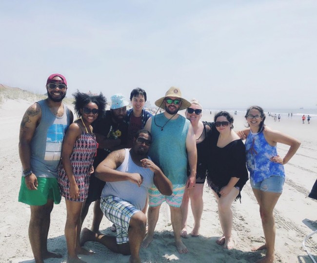 We try to plan a trip every summer where we get all of our friends together for a weekend away.