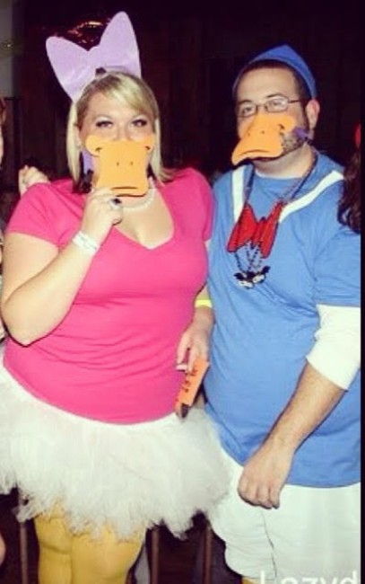 This was our first Halloween together - just 3 months after we'd started dating. When Stephen agreed to be Donald Duck, Alex knew he was the one.